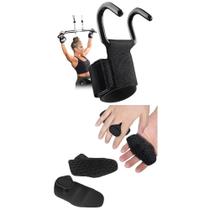 Kit Luva Gancho Musculação Proteção Contra Calos Kit Luva Gancho Musculação Proteção Contra Calos
