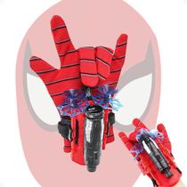 Kit Luva Lança Teia Infantil Brinquedo do HomemAranha com Lançador de Dardos e Ventosa, Diversão para Crianças, Cosplay e Fantasia