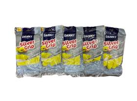 Kit Luva Látex Multiuso Silver Grip Amarela -Tam.M - C/5 Pares Kit Luva Látex Multiuso Silver Grip Amarela -Tam.M - C/5 Pares