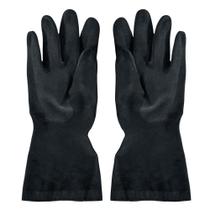 Kit Luva Latex Reforcada Preta G 10 Pares - MUCAMBO Kit Luva Latex Reforcada Preta G 10 Pares - MUCAMBO