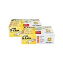 Kit Luva Látex Uso Geral Não Médico Pó Descarpack 200Un