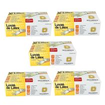 Kit Luva Látex Uso Geral Não Médico Pó Descarpack 500Un