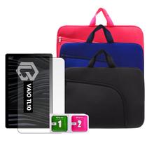 Kit Luva Maleta com bolso para Tablet Vaio TL10 + Película Hidrogel Protetora Inclusa Kit Luva Maleta com bolso para Tablet Vaio TL10 + Película Hidrogel Protetora Inclusa