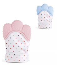 Kit Luva Mordedora Bebê Antistress Gengival 2 Unidades Kit Luva Mordedora Bebê Antistress Gengival 2 Unidades