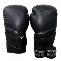 Kit Luva Muay Thai Boxe Pretorian Elite + Bandagem