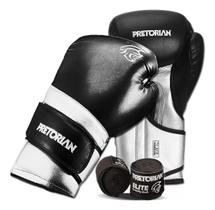 Kit Luva Muay Thai Boxe Pretorian Elite + Bandagem Kit Luva Muay Thai Boxe Pretorian Elite + Bandagem