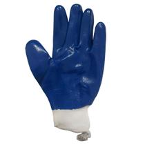 Kit Luva Nitrílica C/ Punho Tecido G Lv-S-Bnaz-9 10 Pares - IMBAT