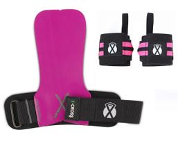 Kit Luva Palmar Hand Grip Cross Training + Munhequeira Elástica - X-Cross Br