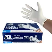 Kit luva para procedimento não cirúrgico látex com pó abl 1000un tam: p
