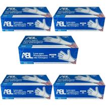 Kit luva para procedimento não cirúrgico látex sem pó abl 500un tam: p