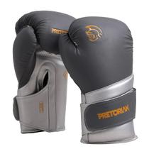 Kit Luva Pretorian Bandagem Elite Chumbo e Amarelo 14OZ