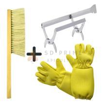 Kit Luva SR Cross + Saca Quadros com Formao + Vassoura Apis