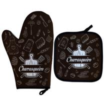 Kit Luva Térmica Churrasqueiro Cozinha Criativa Kit Luva Térmica Churrasqueiro Cozinha Criativa