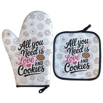 Kit Luva Térmica - Cookies Cozinha Criativa Kit Luva Térmica - Cookies Cozinha Criativa
