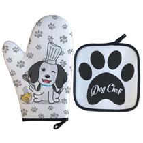 kit Luva Térmica Dog Chef Cozinha Criativa