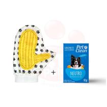 KIT LUVA TIRA PELOS + SABONETE NEUTRO 80g