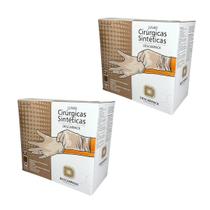 Kit luvas sintética cirúrgicas policloropreno 100par tam.7,5 Kit luvas sintética cirúrgicas policloropreno 100par tam.7,5