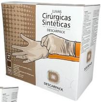 Kit Luvas Sintética Cirúrgicas Policloropreno 300Un Tam. 6,5