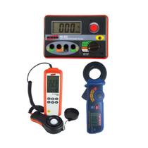 Kit Luxímetro Luz Ld-550 Megôhmetro Tensão Mi-400 Alicate Detector Fuga Corrente Garra Va-410 Instrutherm