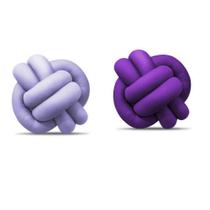 Kit Luxo 2 Almofada Nó Cores Variadas