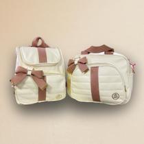 Kit Luxo Bolsa Maternidade + Mochila - Para Mamães e Bebês!