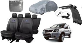 Kit Luxo Capa de Couro Eco Spor 03-06 + Capa de Cobrir + Limpador de Parabrisa Kit Luxo Capa de Couro Eco Spor 03-06 + Capa de Cobrir + Limpador de Parabrisa