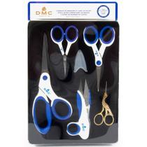 Kit Luxo de Tesouras DMC: Bordado, Costura e Acabamentos Kit Luxo de Tesouras DMC: Bordado, Costura e Acabamentos