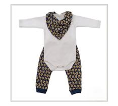 Kit luxo em Algodão Body Bandana Mijão