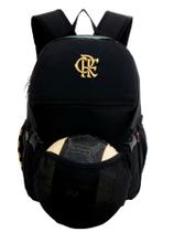 Kit Luxo Flamengo Mochila Costas + Lancheira + Estojo Duplo