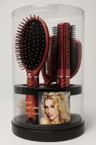 Kit Luxo Profissional de Escovas e Pentes 5 Peças