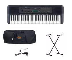 Kit Luxo Teclado Yamaha PSRE273 Portátil E-273 61 Teclas