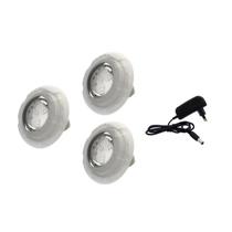 Kit LuxPool 03 Led Azul 4w Fonte 12V