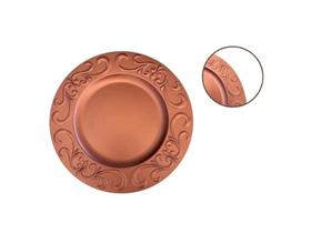 Kit Luxuoso Par de Sousplat Arabesco - Mesa Linda Para Casal.