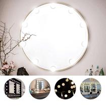 Kit Luz De Espelho Maquiagem Camarim 10 Lampadas Led - QG DOS PRODUTOS