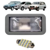 Kit Luz De Teto Central Cinza Palio Weekend Premio Siena Uno + Lâmpada LED