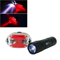 Kit Luz Segurança Noturna Bike Farol Lanterna Traseira LuaTek LK-030