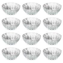 Kit Lyor 12 peças Bowls King Vidro Tigelas Sobremesa Kit Lyor 12 peças Bowls King Vidro Tigelas Sobremesa