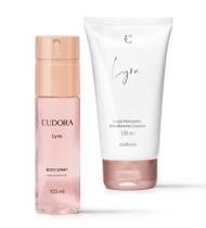 Kit Lyra Loção Hidratante Corporal 150ml e Body Spray 100ml: Cuidado e Perfumação Diária