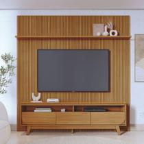 Kit Lyra Painel e Rack com Painel Cumaru