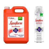 Kit Lysoform Desinfetante Uso Geral 5L + Aerossol 360ml