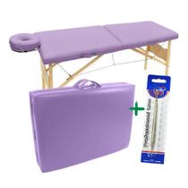 Kit Maca Divã Dobrável Maleta Legno Vega Capacidade 300kg, Extrator Inox Duplo