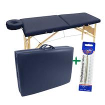 Kit Maca Divã Dobrável Maleta Legno Vega Capacidade 300kg, Extrator Inox Duplo