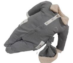 - Kit Macacão Longo Luxo Paraiso Bebe Menino + Touca 11578 - Kit Macacão Longo Luxo Paraiso Bebe Menino + Touca 11578