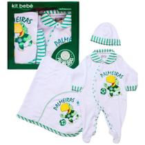 Kit Macacão Palmeiras com Manta e Gorro Revedor Kit Macacão Palmeiras com Manta e Gorro Revedor