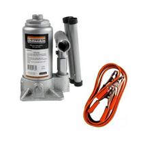 Kit Macaco Hidráulico Garrafa 12t Cabo Bateria 500a Starfer