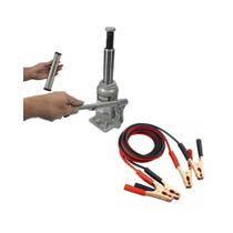 Kit Macaco Hidráulico Garrafa 16t Cabo Bateria 500a Starfer Kit Macaco Hidráulico Garrafa 16t Cabo Bateria 500a Starfer