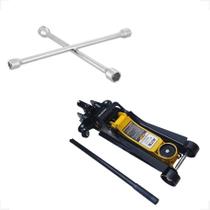 Kit Macaco Jacare Hid 2,5 Ton Chave De Roda Cruz Carros Kit Macaco Jacare Hid 2,5 Ton Chave De Roda Cruz Carros