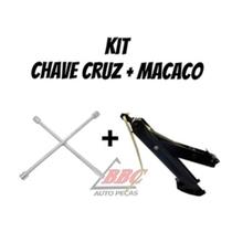 Kit Macaco Joelho 600kg + Chave Roda Cruz