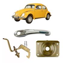 Kit Maçaneta Alça Puxador Fechadura Capô Mala Fusca 71 A 96