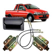 Kit Maçaneta + Cabo + Fechad Tampa Traseira Caçamba Strada Kit Maçaneta + Cabo + Fechad Tampa Traseira Caçamba Strada